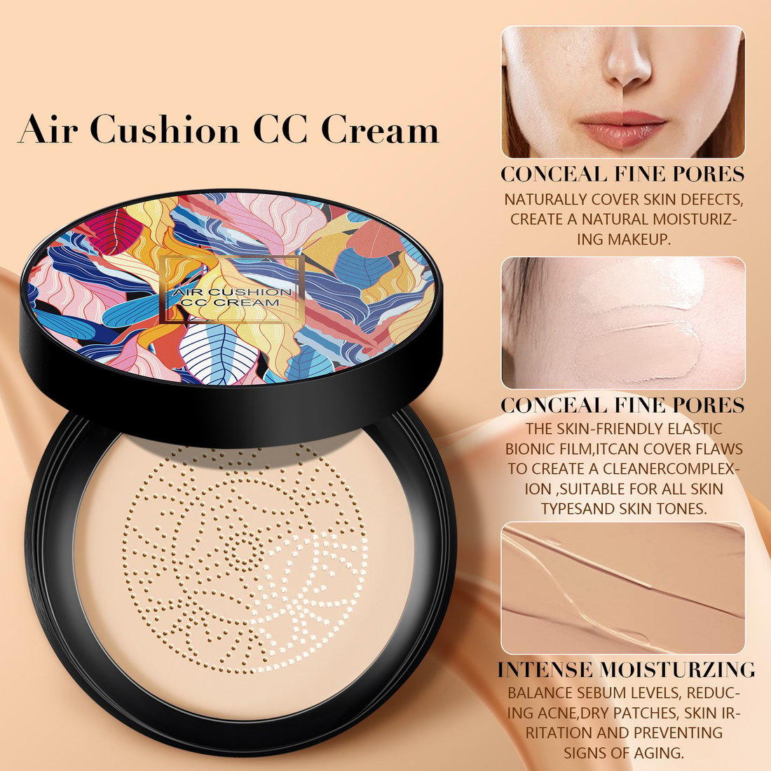 Flash Sale-50% OFF - Mushroom Head Air Cushion CC Cream
