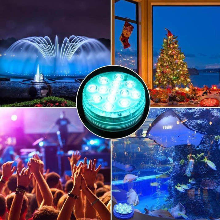 16 COLORS SUBMERSIBLE LED POOL LIGHTS (Waterproof)