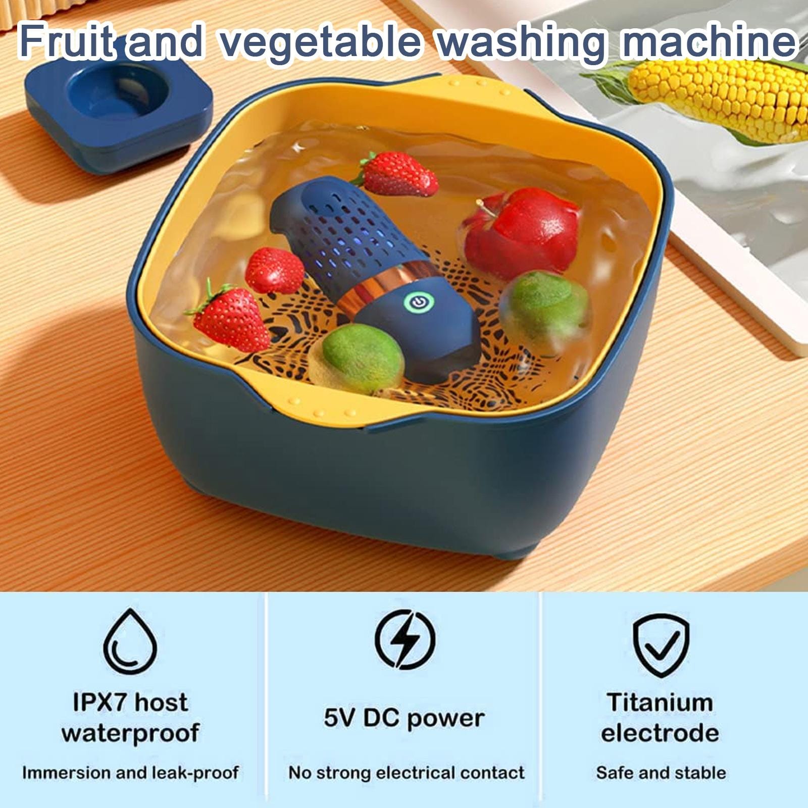 Zaho™ Wireless Fruit Vegetable Cleaner Capsule