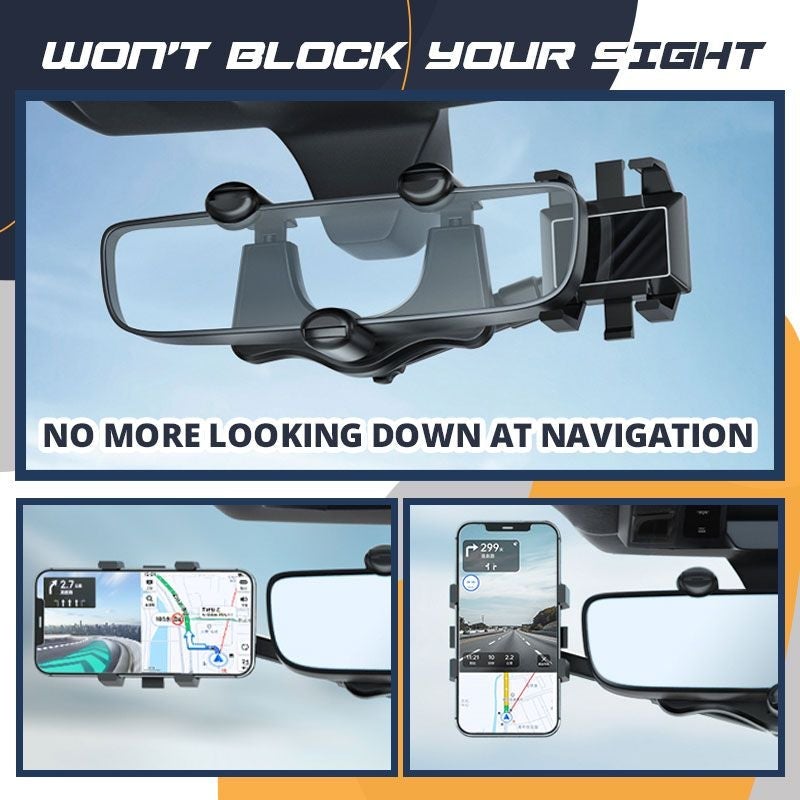 Rotating and Retractable Mobile Phone Holder