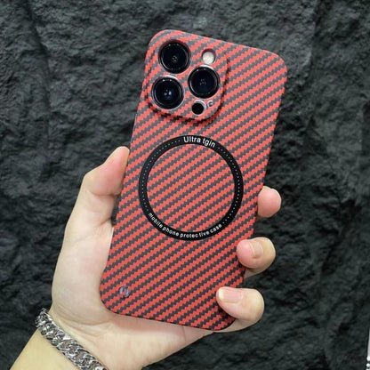 Carbon Fiber Magnetic iPhone Case