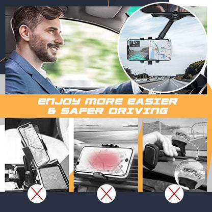Rotating and Retractable Mobile Phone Holder