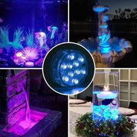 16 COLORS SUBMERSIBLE LED POOL LIGHTS (Waterproof)