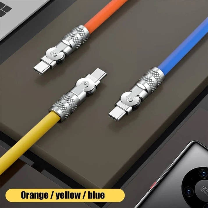 180° Rotation 120W Super Fast Charging cable