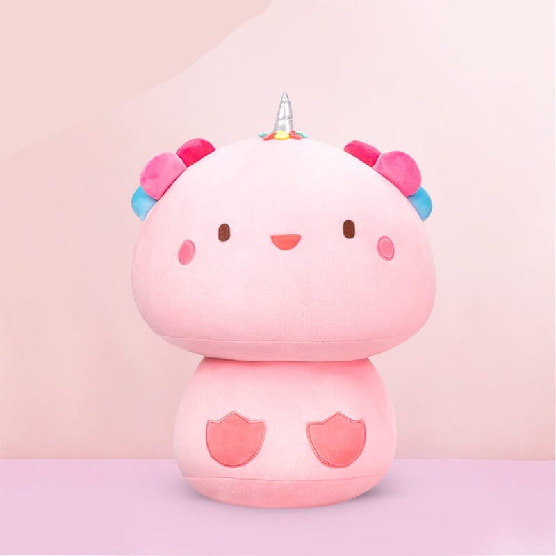 Mushroom Family Stuffed Animal Kawaii Plush Pillow Squish Toy
