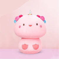 Mushroom Family Stuffed Animal Kawaii Plush Pillow Squish Toy