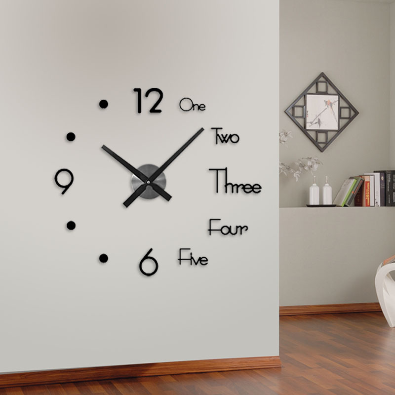 DIY Big Wall Clock Modern