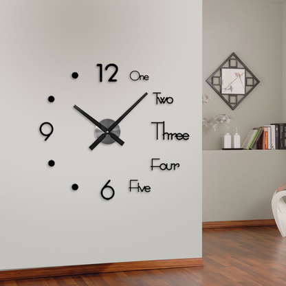 DIY Big Wall Clock Modern