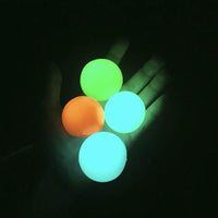 4pcs Luminous Sticky Wall Ball