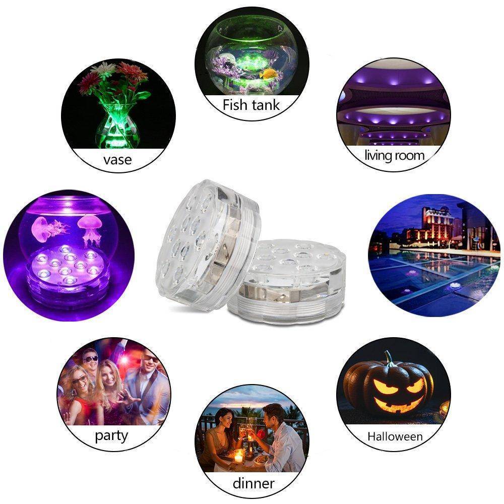 16 COLORS SUBMERSIBLE LED POOL LIGHTS (Waterproof)