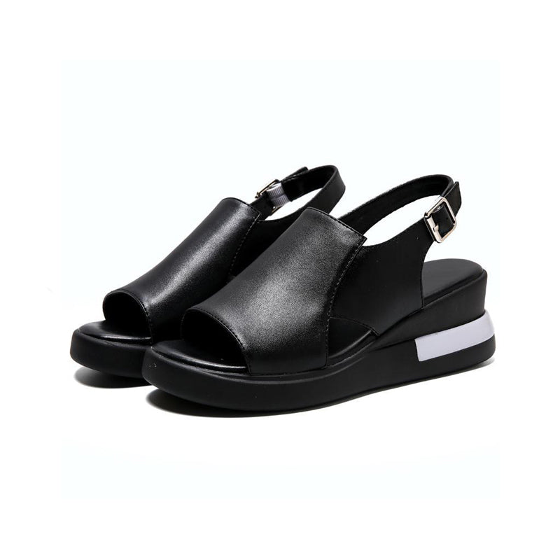 LEATHER HEEL ORTHOPEDIC SANDAL