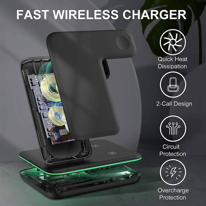 3 in 1 Wireless Charging Station