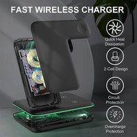 3 in 1 Wireless Charging Station