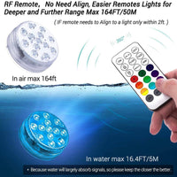 16 COLORS SUBMERSIBLE LED POOL LIGHTS (Waterproof)
