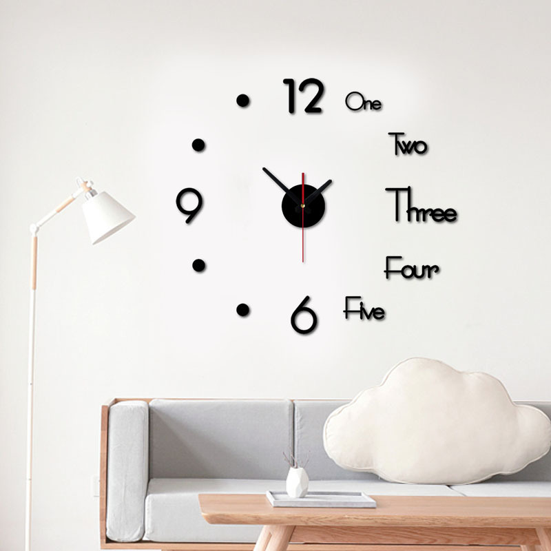 DIY Big Wall Clock Modern