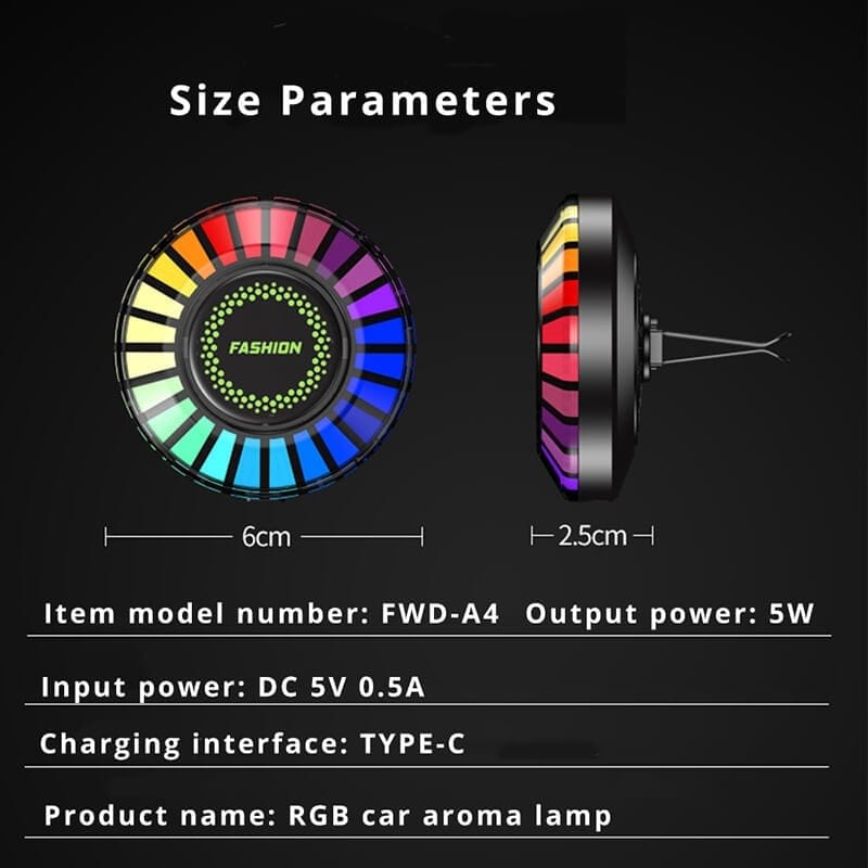 Bluetooth Car RGB Ambient Light