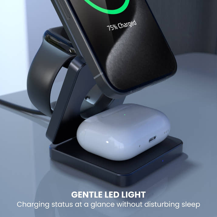 Portable 3-in-1 Wireless Charger™