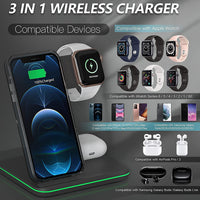 3 in 1 Wireless Charging Station