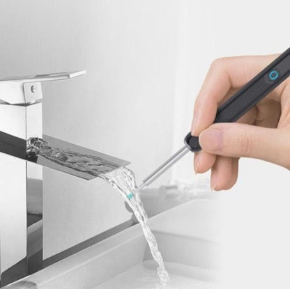 Cucchiaio visibile per eliminazione cerume Wi-Fi, otoscopio USB 1080P HD modello V2
