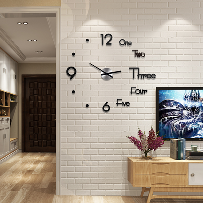 DIY Big Wall Clock Modern