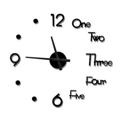 DIY Big Wall Clock Modern