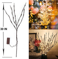 2 Sets LED Decorative Twig Light