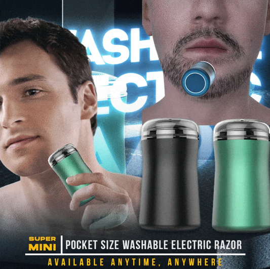Pocket Size Washable Electric Razor