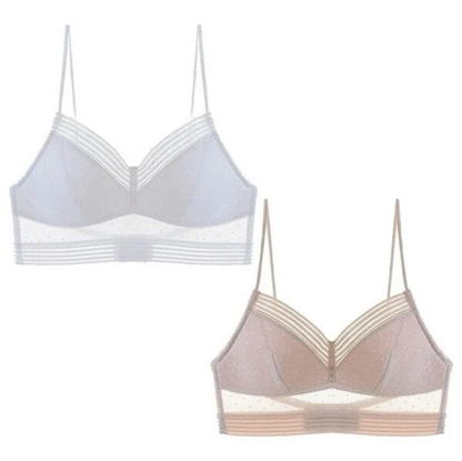 Starry Bra - Low Back Wireless Lifting Lace Bra