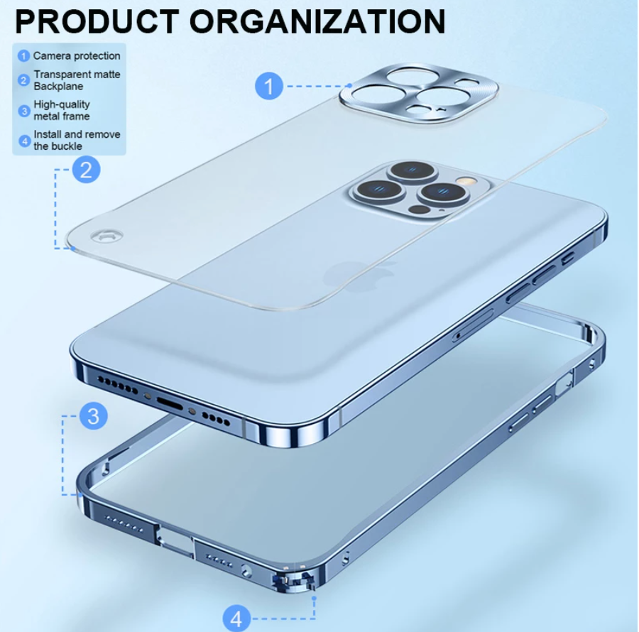 FRAME CASE LENS PROTECTOR ALUMINUM