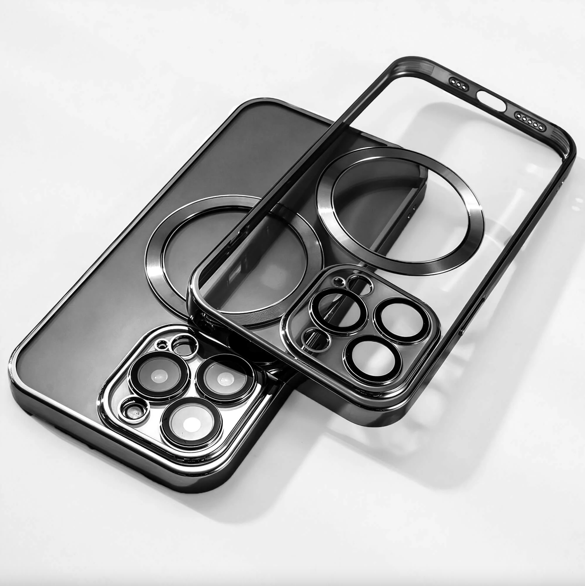 Electroplated Glass Lens Cover Iphone Case V2