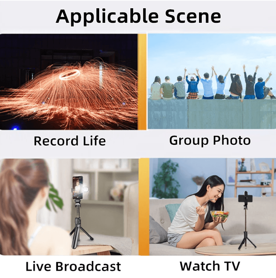 Wireless Selfie Stick Mini Tripod