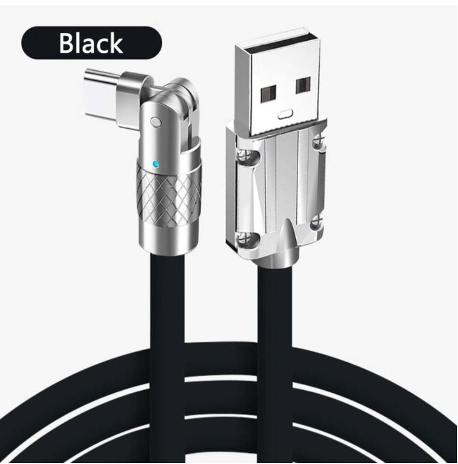 180° Rotation 120W Super Fast Charging cable