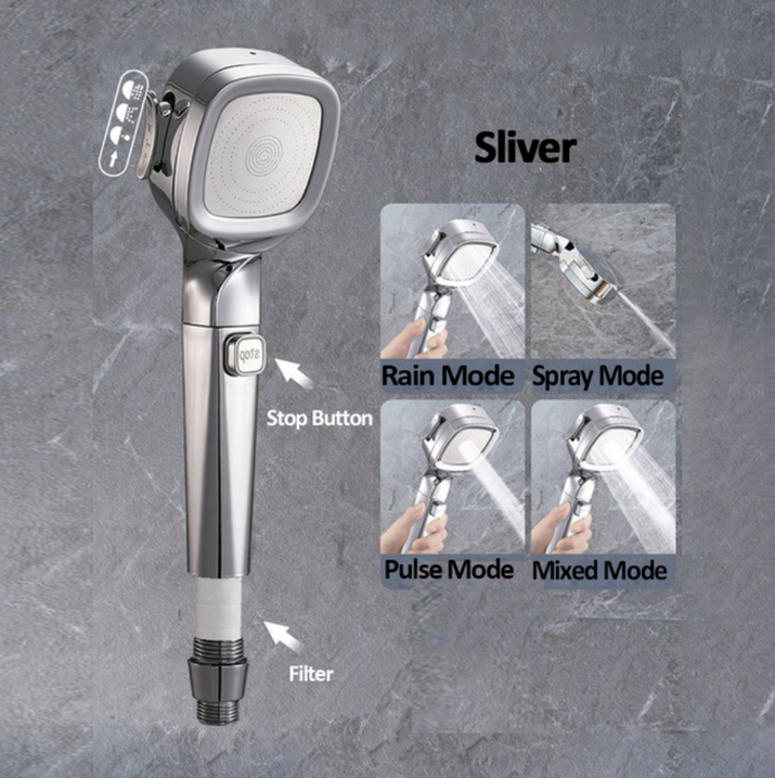 Multi-functional High Pressure Shower Head