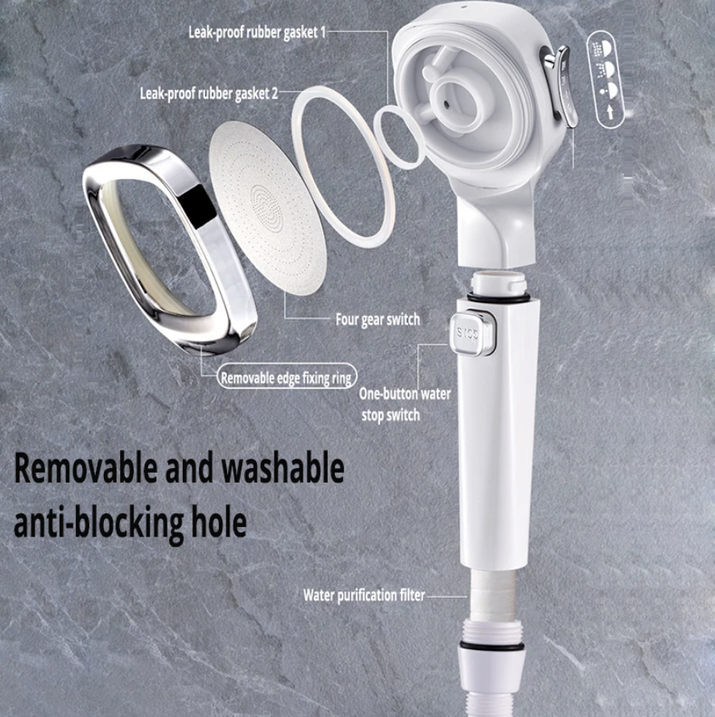 Multi-functional High Pressure Shower Head
