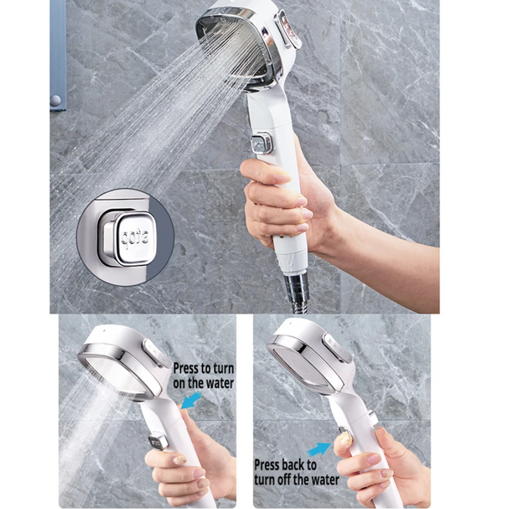 Multi-functional High Pressure Shower Head