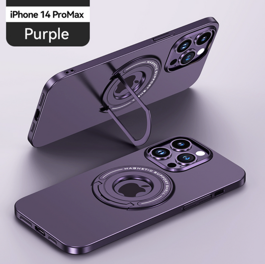 Magnetic Metal Stand Case For iphone
