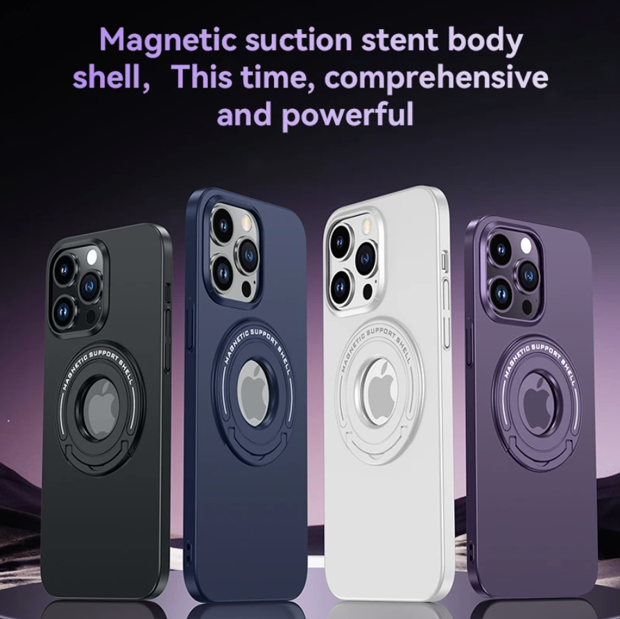 Magnetic Metal Stand Case For iphone