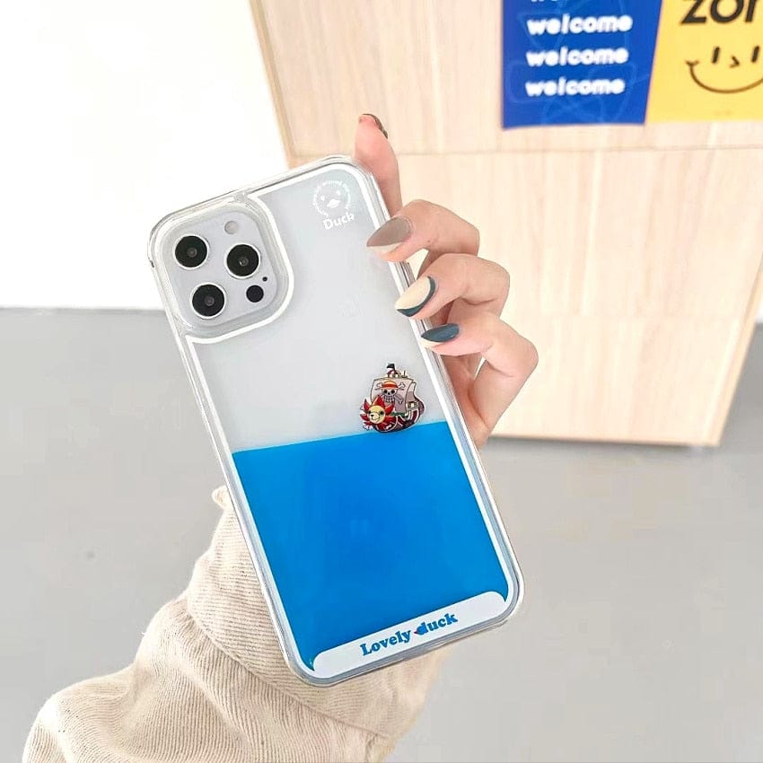 One Piece Liquid Iphone Case