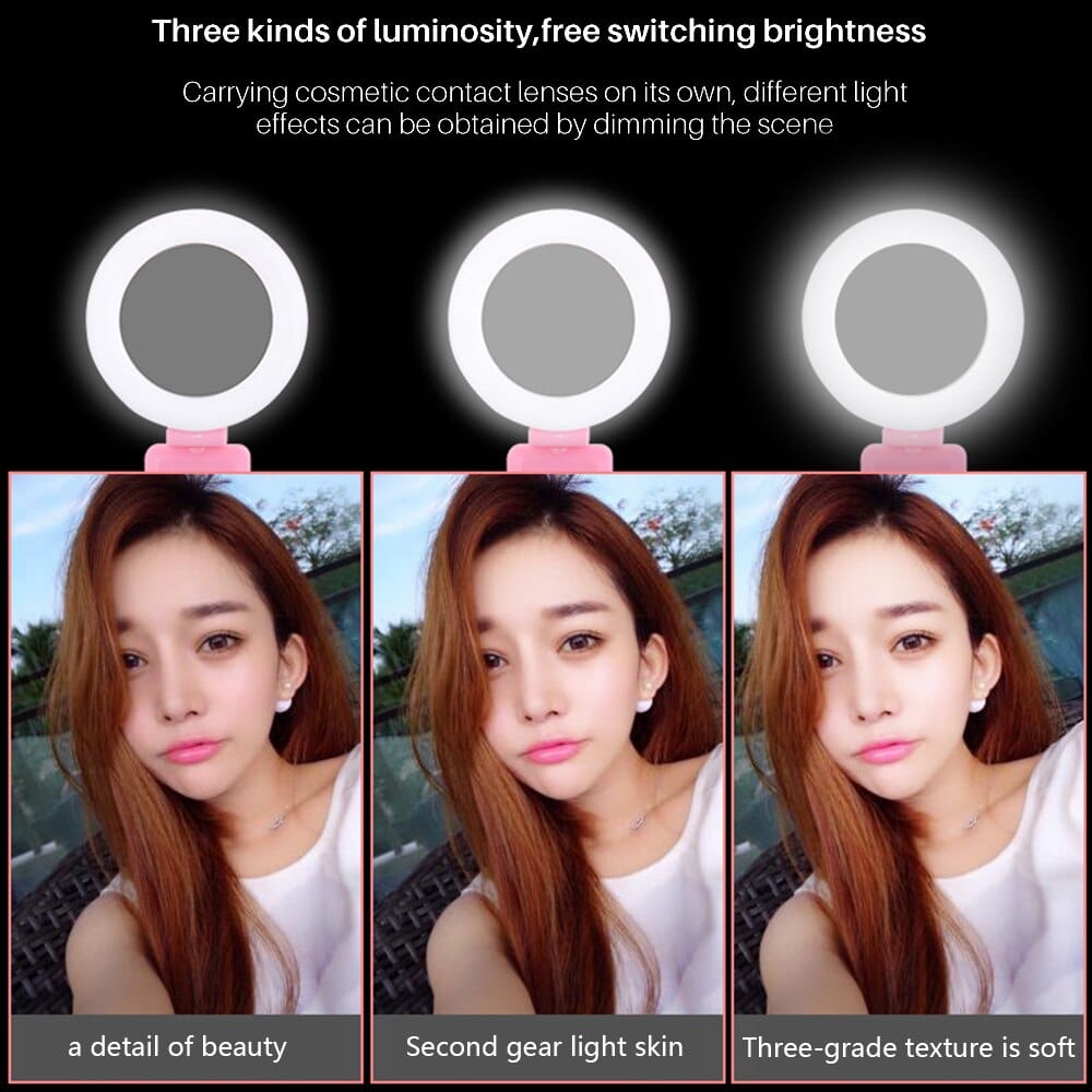 Selfie Stick Tripod With Ring Light