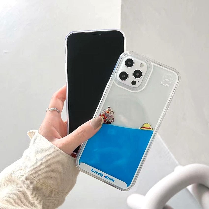 One Piece Liquid Iphone Case