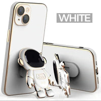 6D PLATING ASTRONAUT HIDDEN STAND - IPHONE CASE