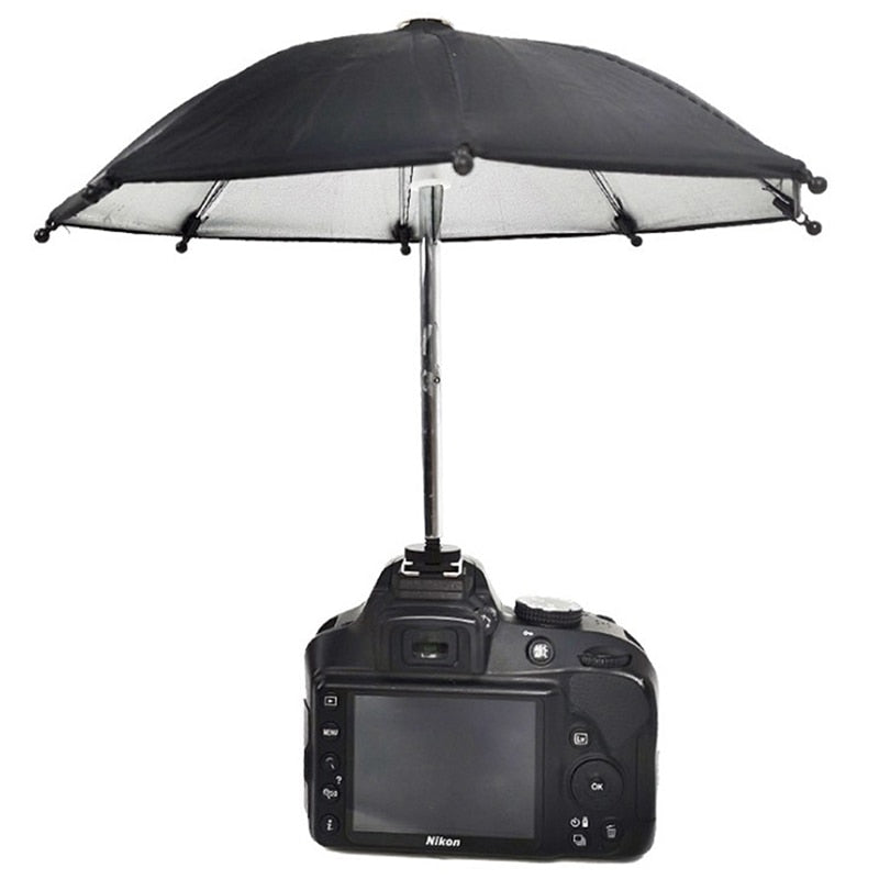 Dslr Camera Umbrella Sunshade Rainy Holder