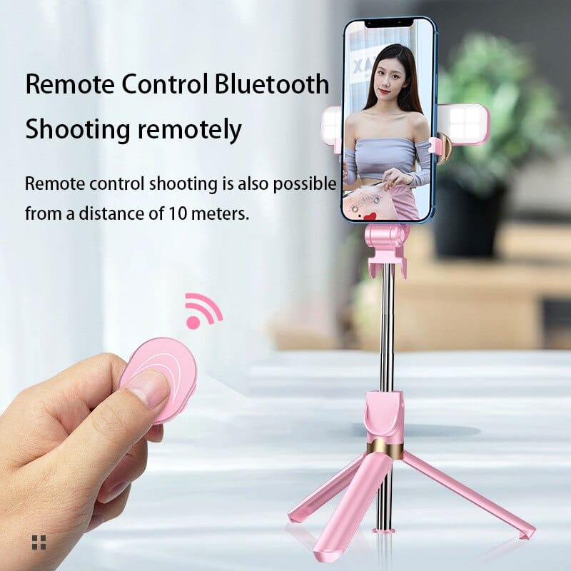 Selfie Stick Double Fill Light Remote Control