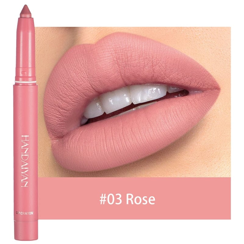 12 Colors Sharpenable Matte Lipstick