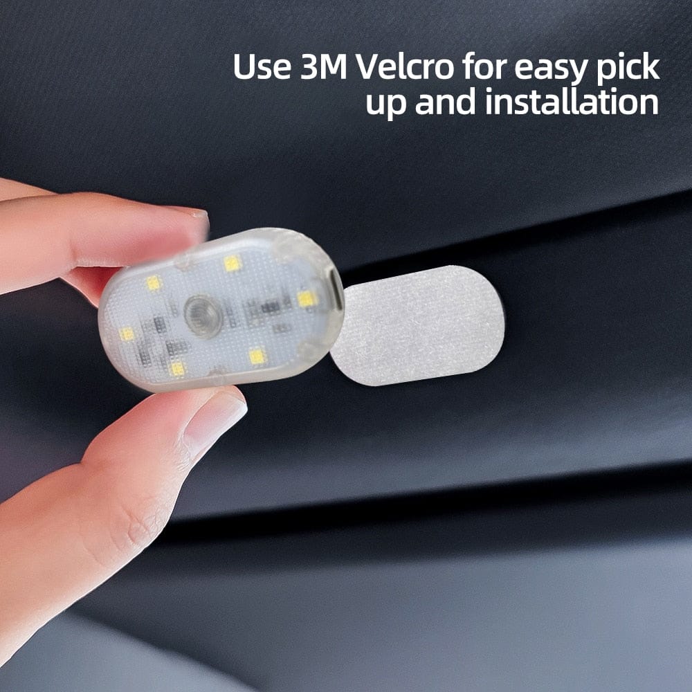 (Set 4 Pcs) Car Interior LED Sensor Light