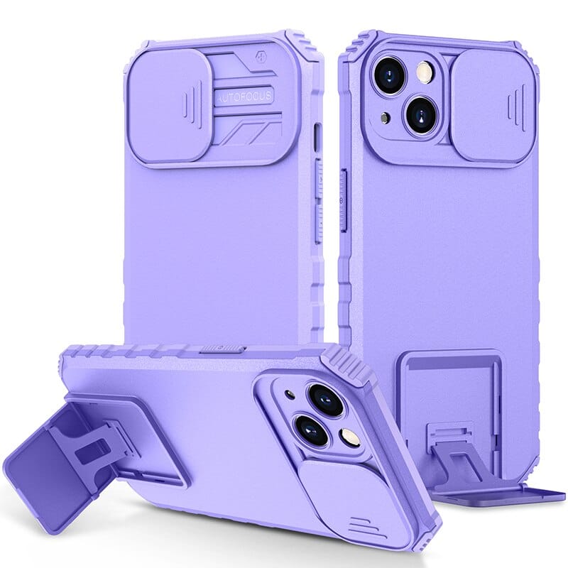 Slide Camera Lens Bracket Phone Case
