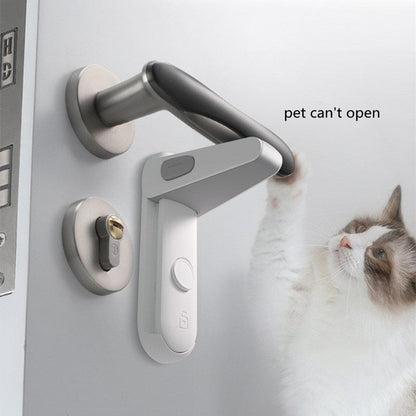 Screwless Attachable Door Lever Lock