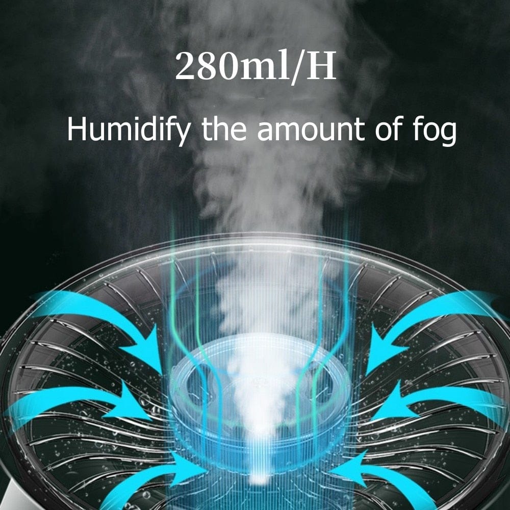 Humidifier for Bedroom Large Room Home, 6.8L Ultrasonic Cool Mist Air Humidifier Essential Oil Diffuser with Remote Control, 360° Rotating Dual Nozzles, 3 Adjustable Cool Mist Level (Green)