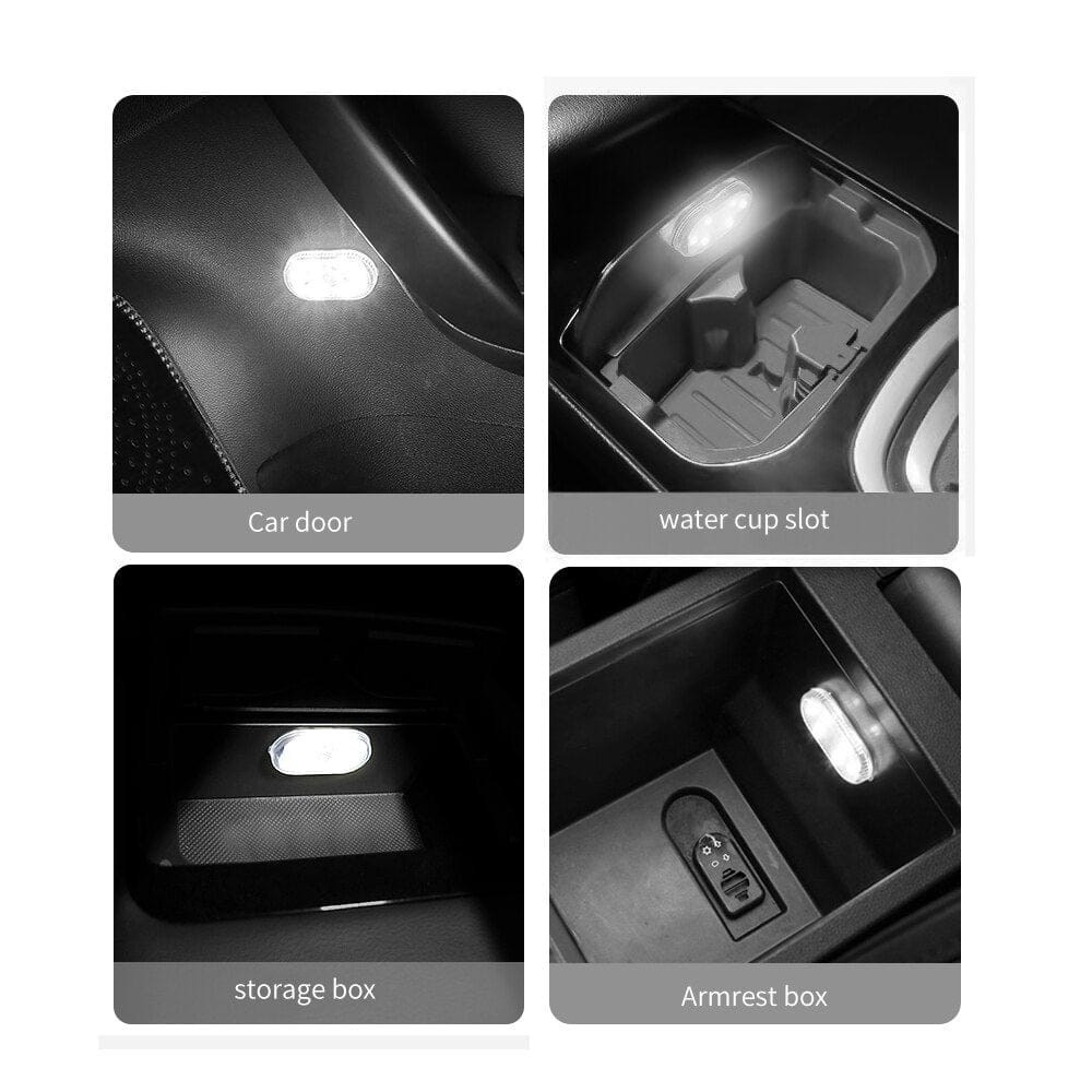(Set 4 Pcs) Car Interior LED Sensor Light