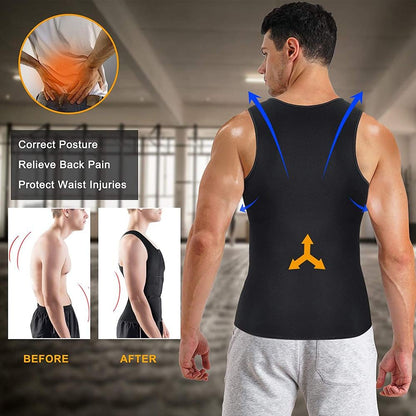 Hot Neoprene Sauna Vest With 2 Velcro